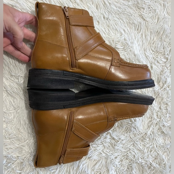 Free People Isla Moto Boots - Size 8 - tan color - Picture 5 of 11